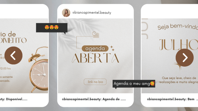 Pack de artes para Instagram